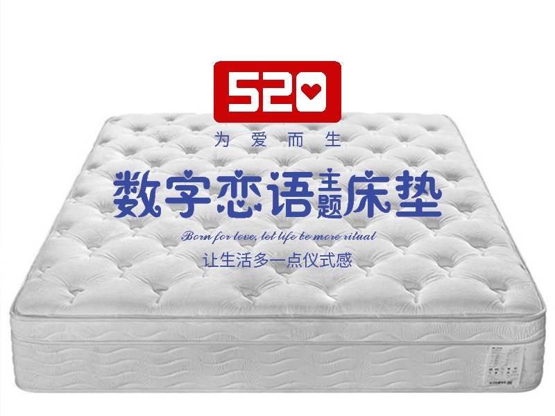 六盘水数字恋语主题床垫